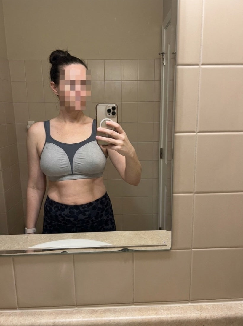 Ein flacherer Bauch nach 21 Tagen.